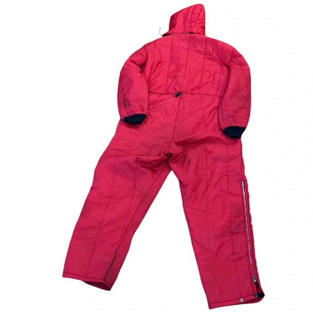 Vtg Quilted Coveralls~Snowsuit~Western Field~Montgomery Ward~Work/Insula…